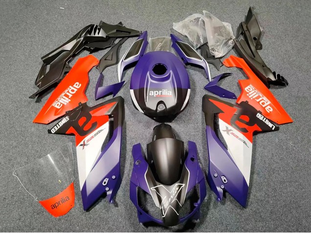 Comprare Carena Moto Aprilia RS125 2006-2011 - Viola Scuro Rosso Nero Bianco