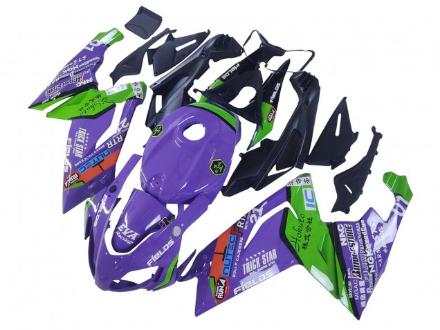 Comprare Carena Moto Aprilia RS125 2006-2011 - Viola Verde Rosso