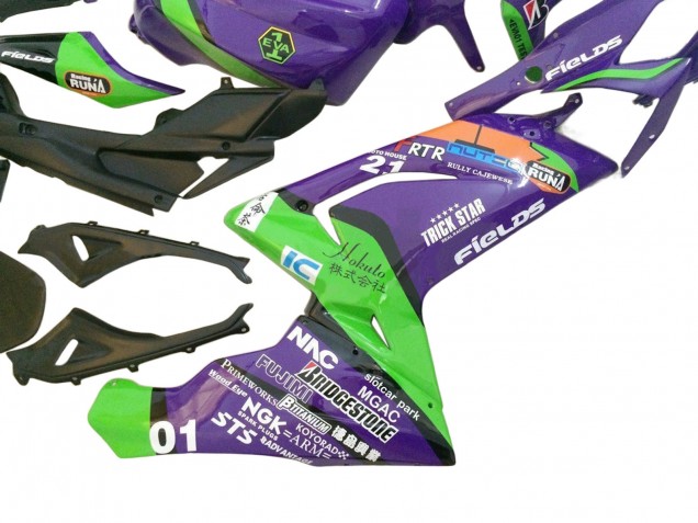 Comprare Carena Moto Aprilia RS125 2006-2011 - Viola Verde Rosso