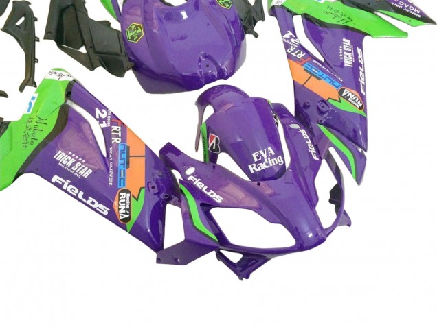 Comprare Carena Moto Aprilia RS125 2006-2011 - Viola Verde Rosso