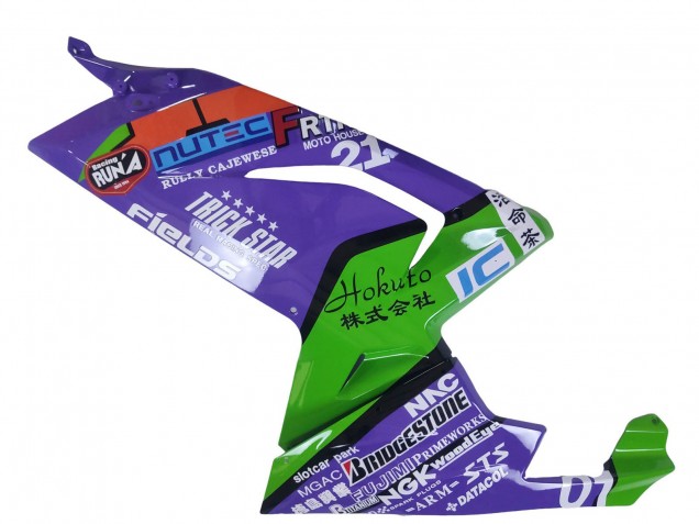Comprare Carena Moto Aprilia RS125 2006-2011 - Viola Verde Rosso