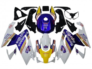 Comprare Carena Moto Aprilia RS125 2006-2011 - Bianco Blu Giallo Rothmans