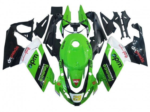 Comprare Carena Moto Aprilia RS125 2006-2011 - Verde Bianco Nero