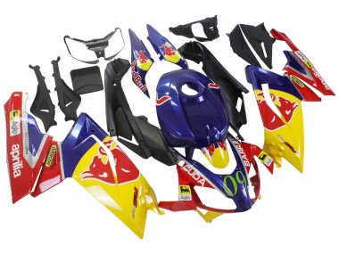 Comprare Carena Moto Aprilia RS125 2006-2011 - Giallo Blu Scuro Red Bull