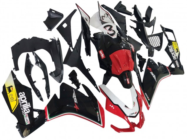 Comprare Carena Moto Aprilia RS4 50 125 2012-2018 - Bianco Rosso Giallo Nero Lucido
