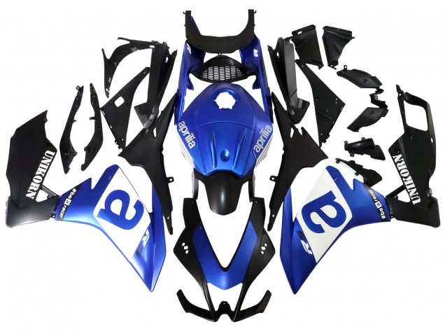 Comprare Carene Moto Aprilia RS4 50 125 2012-2019 - Blu Bianco Nero Opaco
