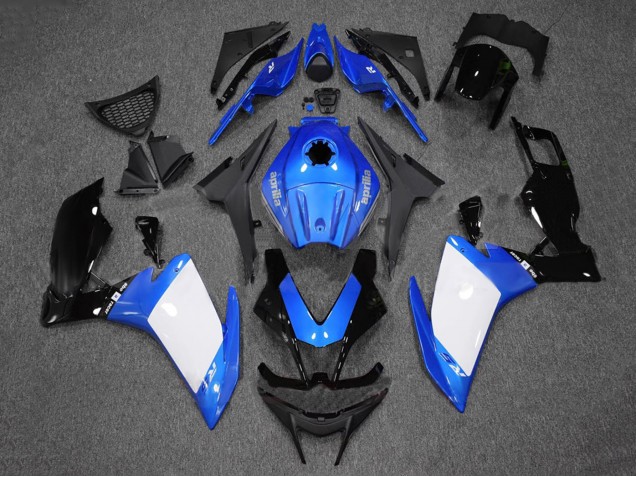 Comprare Carena Moto Aprilia RS4 50 125 2012-2018 - Blu Bianco Nero Lucido