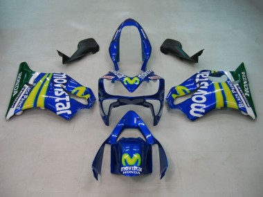 Comprare Carena Moto Honda CBR600 F4i 2004-2007 - Blu Giallo Verde MoviStar