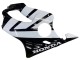 Comprare Carena Moto Honda CBR600 F4i 2004-2007 - Bianco Nero Lucido