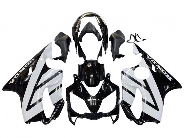 Comprare Carena Moto Honda CBR600 F4i 2004-2007 - Bianco Nero Lucido