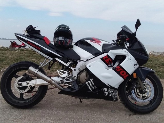 Comprare Carena Moto Honda CBR600 F4i 2004-2007 - Bianco Nero Lucido Rosso Repsol