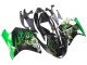 Comprare Carena Moto Honda CBR1100XX Blackbird 1996-2007 - Nero Lucido Verde Fiamma