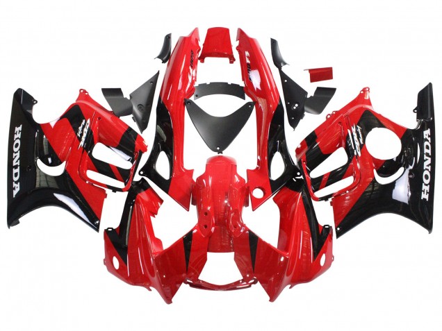 Comprare Carena Moto Honda CBR600 F3 1997-1998 - Rosso Nero Lucido