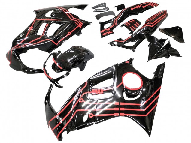 Comprare Kit Carena Moto Honda CBR600 F3 1997-1998 - Rosso Nero Lucido
