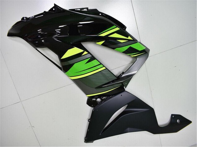 Comprare Carena Moto Kawasaki ZX6R 2013-2018 - Verde Giallo Nero Lucido Nero Opaco