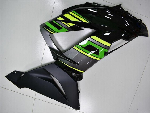 Comprare Carena Moto Kawasaki ZX6R 2013-2018 - Verde Giallo Nero Lucido Nero Opaco