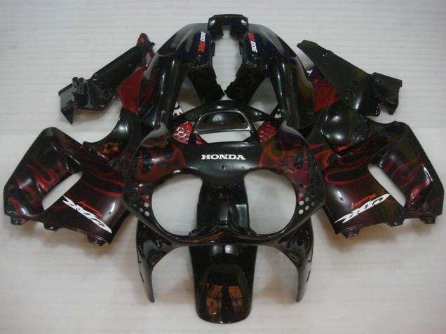Comprare Carena Moto Honda CBR900RR 893 1992-1993 - Nero Lucido Rosso Fiamma