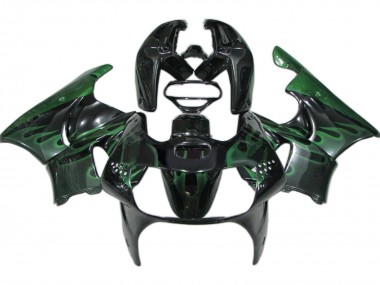 Comprare Carena Moto Honda CBR900RR 919 1998-1999 - Nero Lucido Verde Fiamma