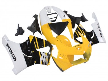 Comprare Carena Moto Honda CBR900RR 919 1998-1999 - Bianco Giallo Nero Lucido