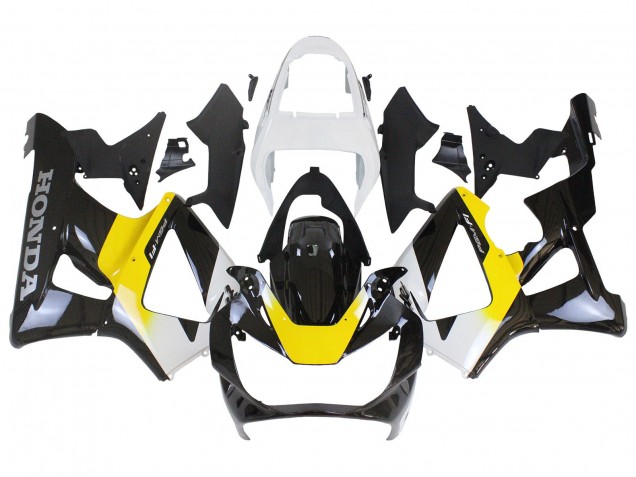 Comprare Carena Moto Honda CBR900RR 929 2000-2001 - Bianco Giallo Nero Lucido