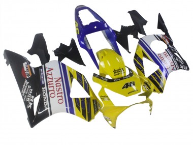 Comprare Carena Moto Honda CBR900RR 954 2002-2003 - Blu Giallo Nero Lucido Rosso Nastro Azzurro 46