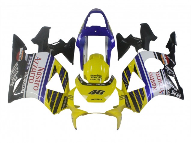 Comprare Carena Moto Honda CBR900RR 954 2002-2003 - Blu Giallo Nero Lucido Rosso Nastro Azzurro 46