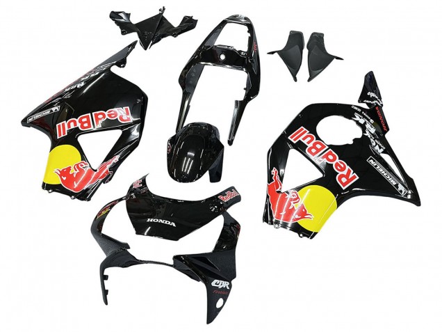 Comprare Carena Moto Honda CBR900RR 954 2002-2003 - Nero Lucido Giallo Red Bull Michelin