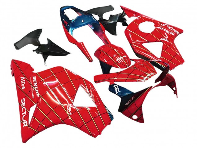 Comprare Carena Moto Honda CBR900RR 954 2002-2003 - Rosso Blu Scuro Dunlop