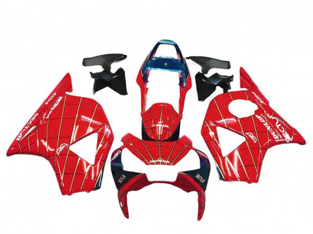 Comprare Carena Moto Honda CBR900RR 954 2002-2003 - Rosso Blu Scuro Dunlop