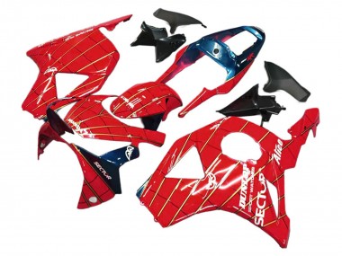 Comprare Carena Moto Honda CBR900RR 954 2002-2003 - Rosso Blu Scuro Dunlop