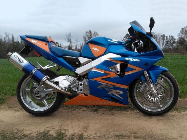 Comprare Carena Moto Honda CBR900RR 954 2002-2003 - Arancia Blu