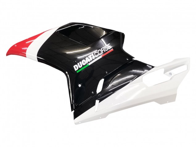 Comprare Carena Moto Ducati 848/1098/1198 2007-2014 - Bianco Rosso Nero Lucido