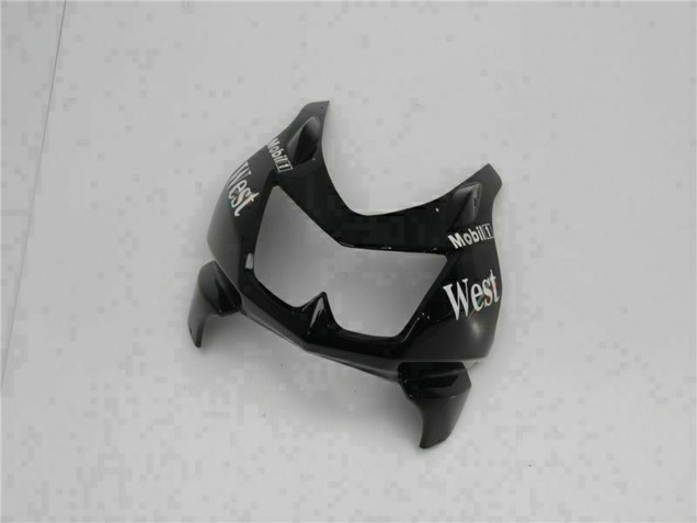 Comprare Carena Moto Kawasaki EX250 2008-2012 - Nero Lucido Bianco West