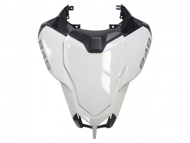 Comprare Carena Moto Ducati 848/1098/1198 2007-2014 - Bianco Nero Lucido Corse