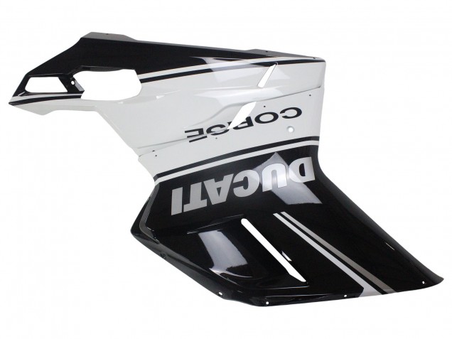 Comprare Carena Moto Ducati 848/1098/1198 2007-2014 - Bianco Nero Lucido Corse