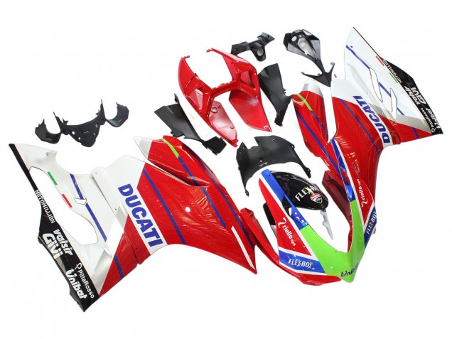 Comprare Carena Moto Ducati Panigale 899/1199 2011-2014 - Bianco Rosso Verde Blu Nero Lucido Flex-Box