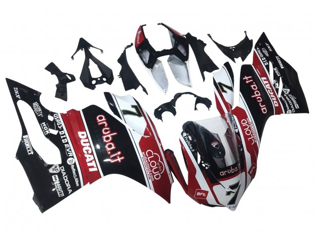 Comprare Carena Moto Ducati Panigale 899/1199 2011-2014 - Bianco Rosso Nero Lucido Aruba.it 7