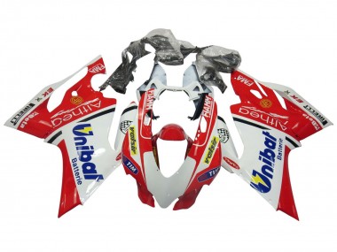Comprare Carena Moto Ducati Panigale 899/1199 2011-2014 - Bianco Rosso Blu Valsir Fiamm