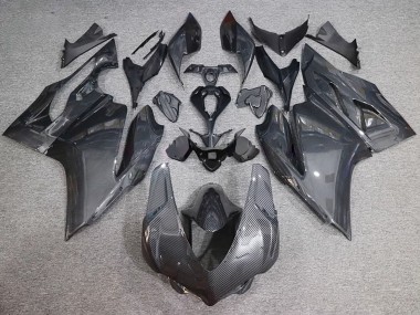 Comprare Carena Moto Ducati 959/1299 2015-2020 - Nero Fibra di Carbonio Stile