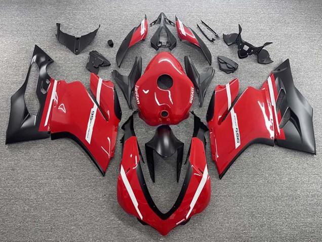 Comprare Carena Moto Ducati 959 2015-2020 - Rosso Nero Opaco