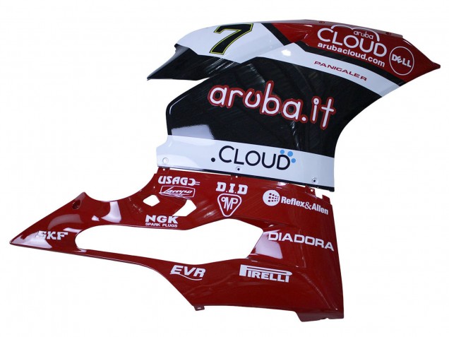 Comprare Carena Moto Ducati 959/1299 2015-2020 - Bianco Rosso Nero Aruba 7