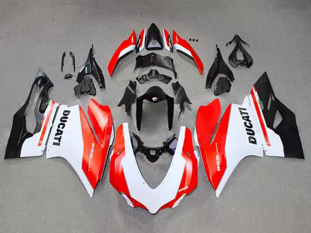 Comprare Carena Moto Ducati 959 2015-2020 - Bianco Rosso Nero Lucido