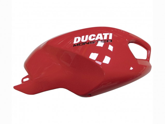 Comprare Carena Moto Ducati Monster 696 796 1100 1100S 2008-2012 - Rosso Bianco