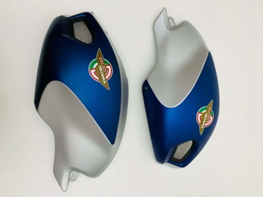 Comprare Carena Moto Ducati Monster 696 796 1100 1100S 2008-2012 - Blu Scuro Argento