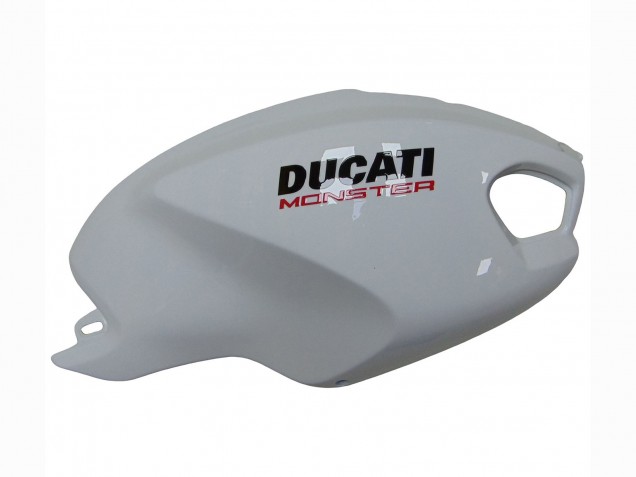 Comprare Carena Moto Ducati Monster 696 796 1100 1100S 2008-2012 - Bianco Rosso Nero Lucido