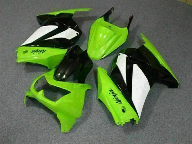 Comprare Carena Moto Kawasaki EX250 2008-2012 - Verde Bianco Nero