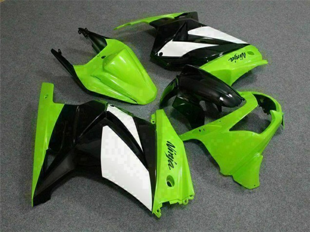 Comprare Carena Moto Kawasaki EX250 2008-2012 - Verde Bianco Nero