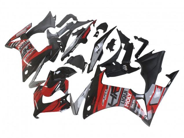Comprare Carena Moto Honda CBR500R 2013-2015 - Rosso Argento Nero Lucido