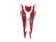 Comprare Carena Moto Honda CBR500R 2013-2015 - Bianco Rosso Verde Nero Lucido Morinage 777
