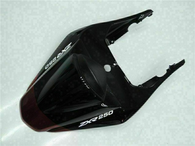 Comprare Carena Moto Kawasaki EX250 2008-2012 - Nero Lucido Rosso Bordeaux